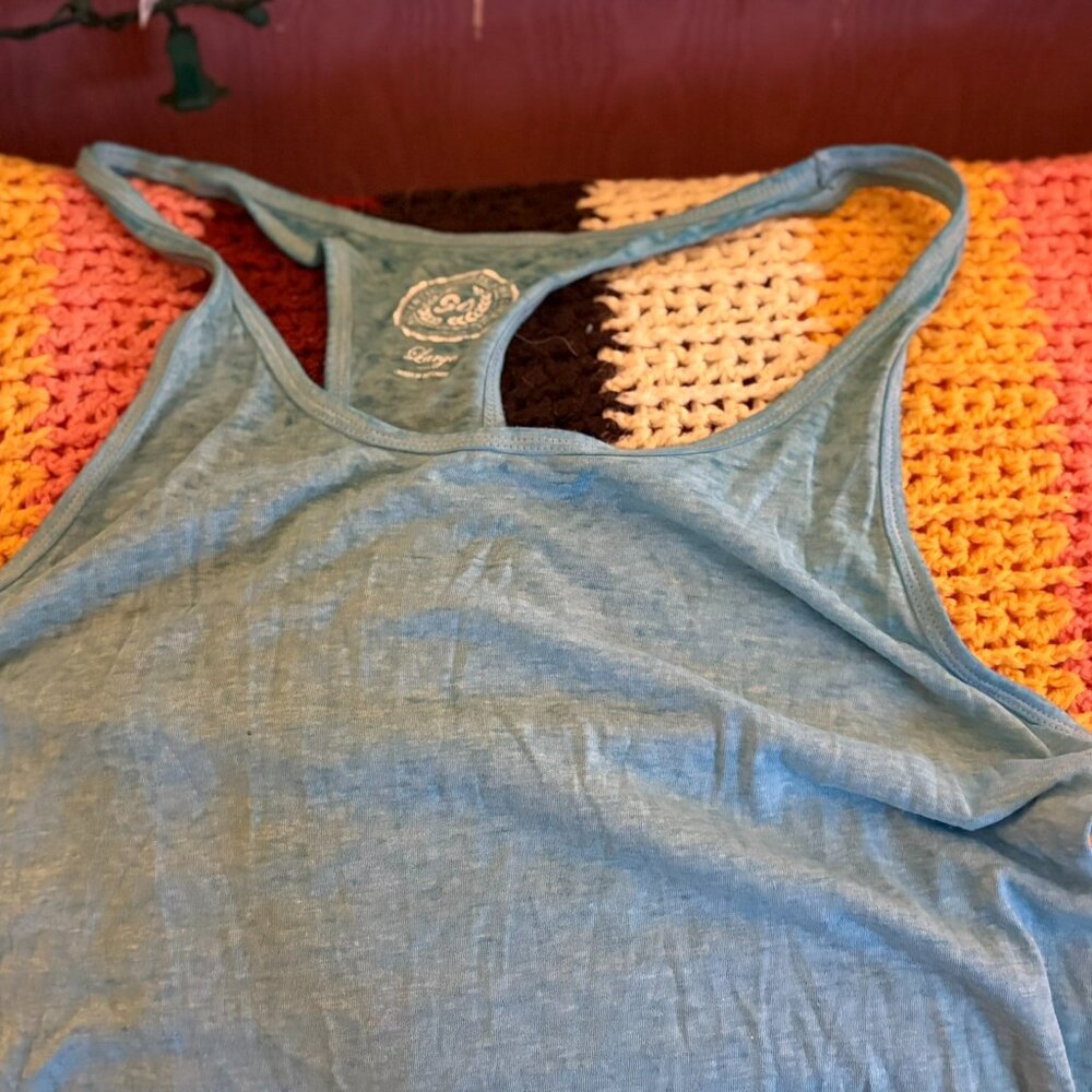summer razor back shirt